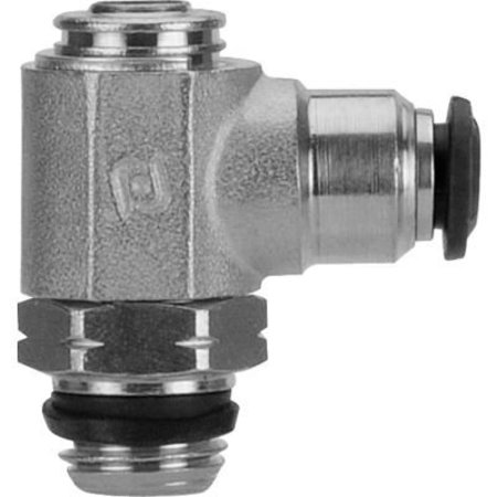 ALPHA TECHNOLOGIES AIGNEP Flow Control, 50901N-5-M5, Screw Adj., Flow Out, 5MM Tube X M5 Thread 50901N-5-M5